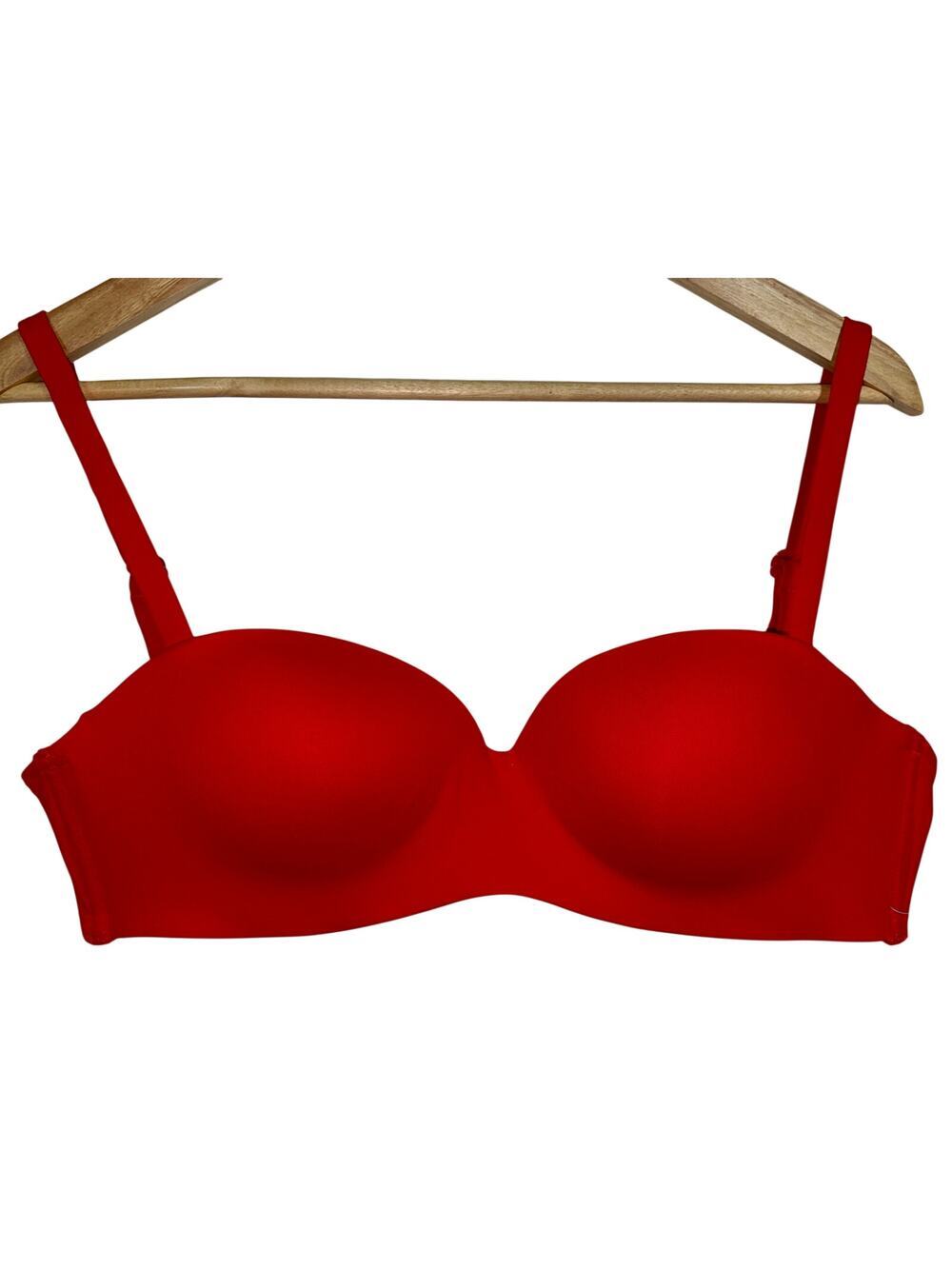 NWT TA3 Wireless Swim Bra Red Bikini Swim Top Womens Size 2X - Small Cup (A, B)